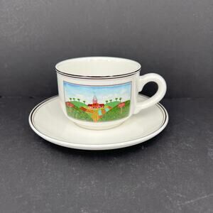 Villeroy & Boch Design Naif Coffee Tea Cup and Saucer